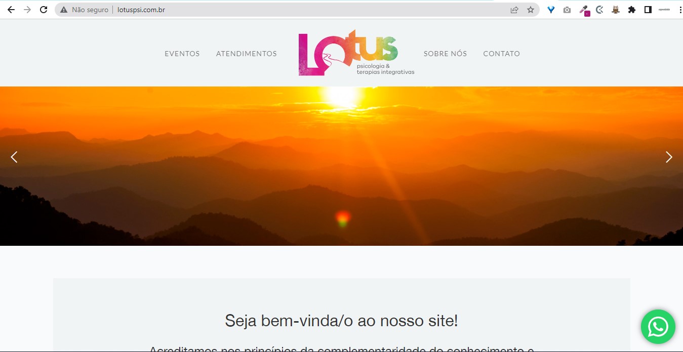 Conheça o site Lotus Psicologia e Terapias Integrativas